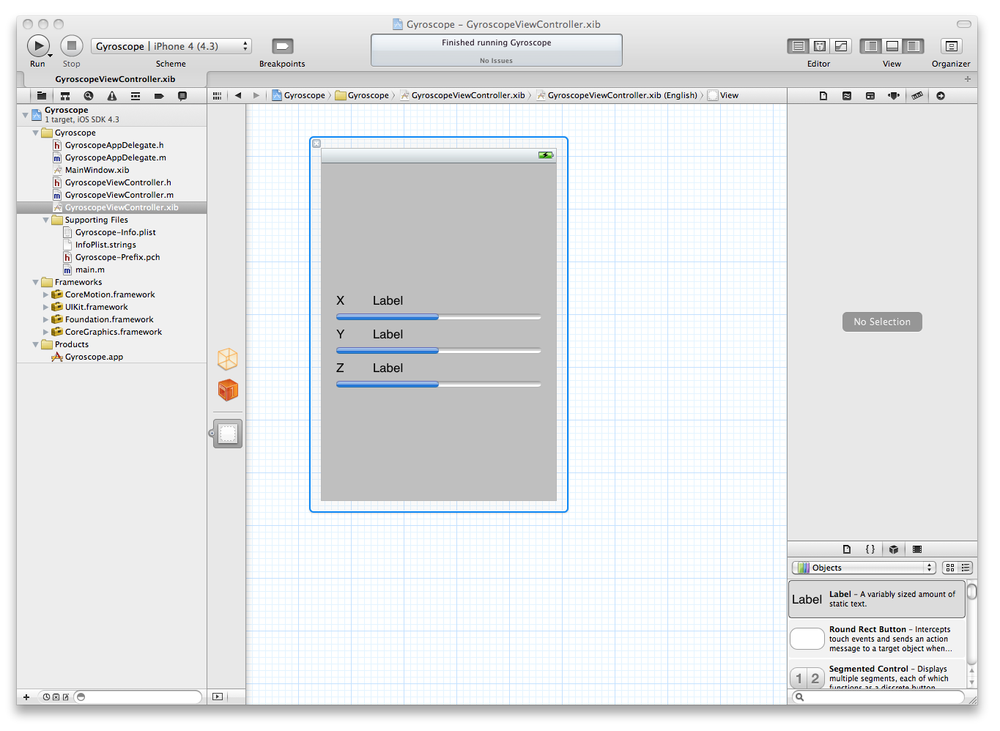 The Gyroscope UI