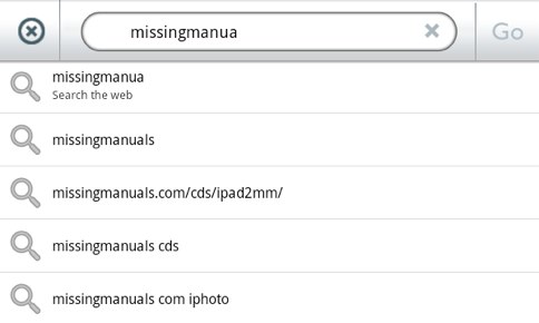 Searching from the URL bar