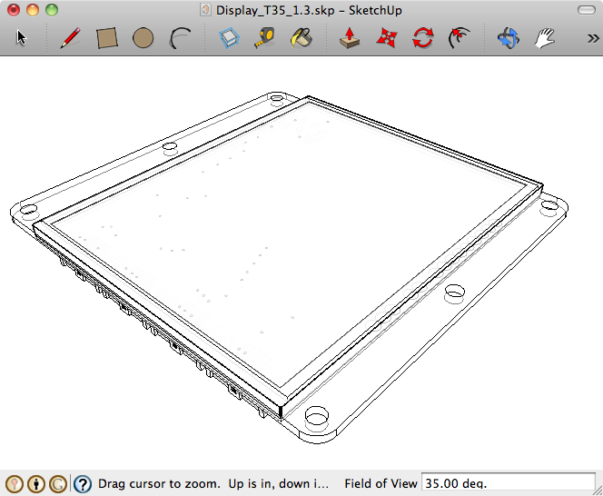 A 3D Model of the T35 Display