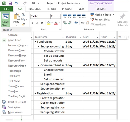 Adding Tasks to Your Project File - Microsoft Project 2013: The Missing ...
