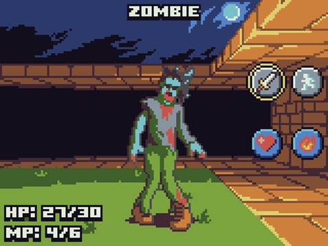 Combat is turn based.