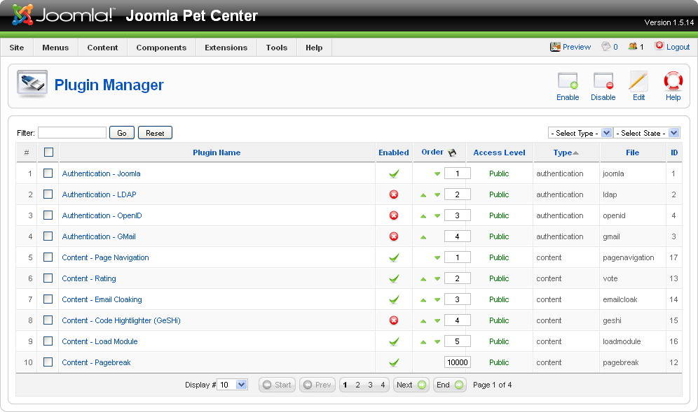 Plugin Manager