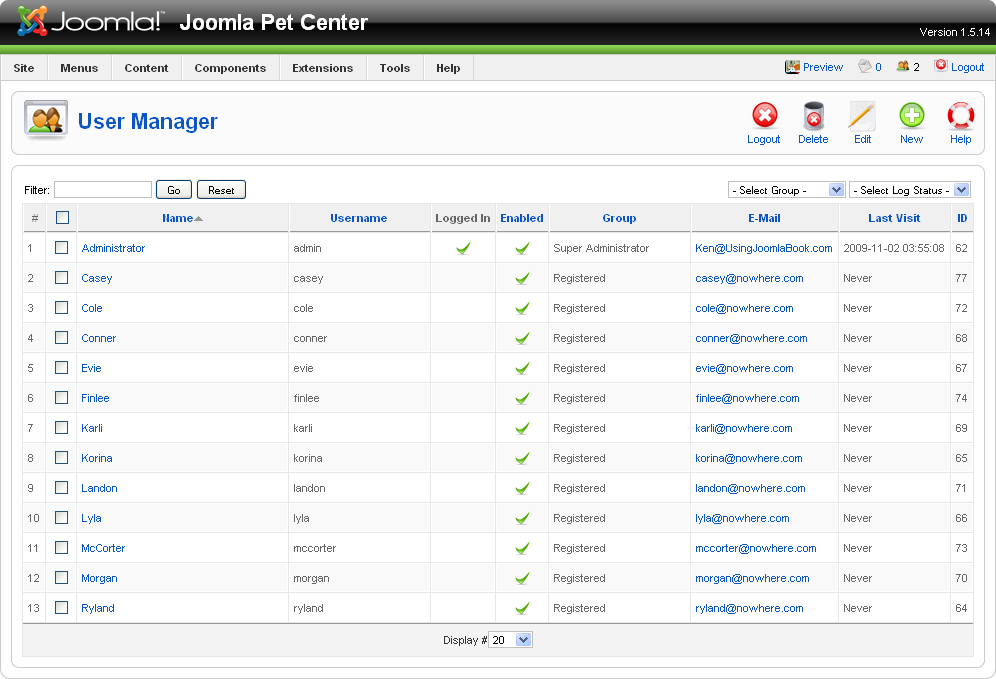 User Manager