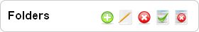 RokDownloads: Folder toolbar