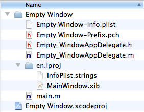 The project folder