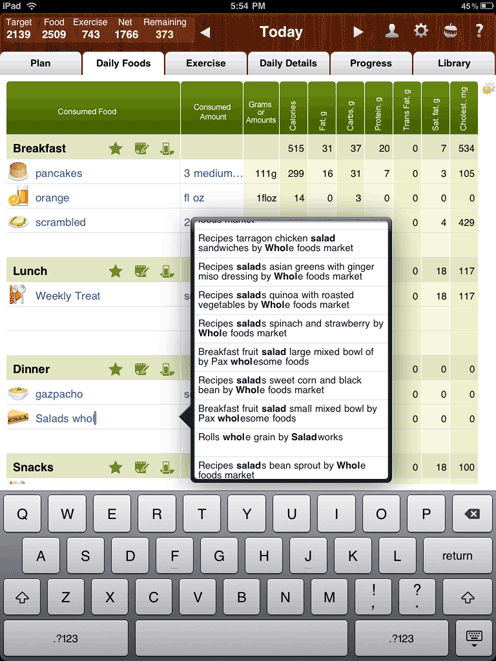 MyNetDiary HD