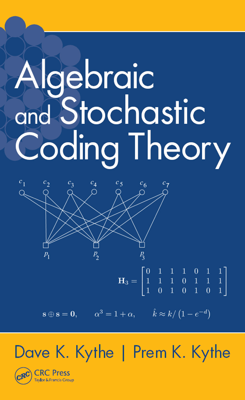 Cover - Algebraic and Stochastic Coding Theory [Book]