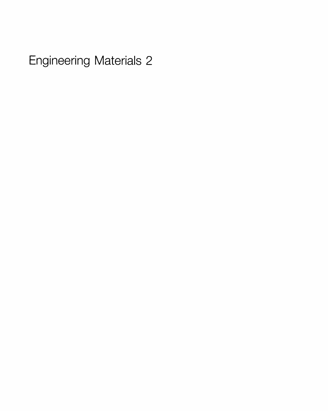 Front Cover - Engineering Materials 2 [Book]