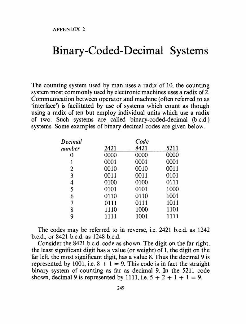 APPENDIX 2: Binary-Coded-Decimal Systems - Solid–State Devices and ...