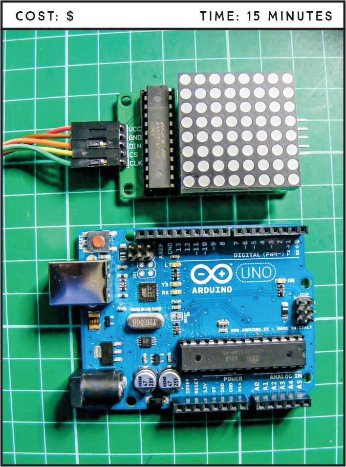Project 4: LED Scrolling Marquee - Arduino Project Handbook, Volume II ...