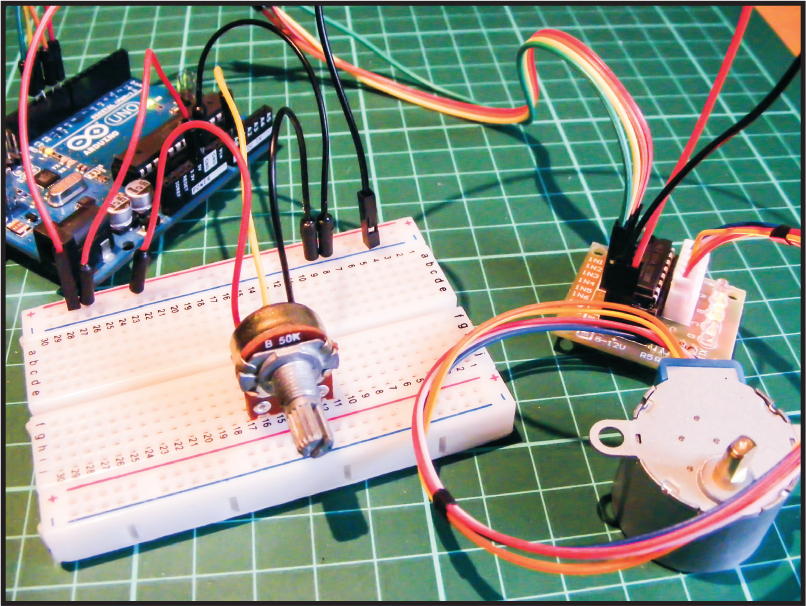 Project 11: Stepper Motor - Arduino Project Handbook, Volume II [Book]