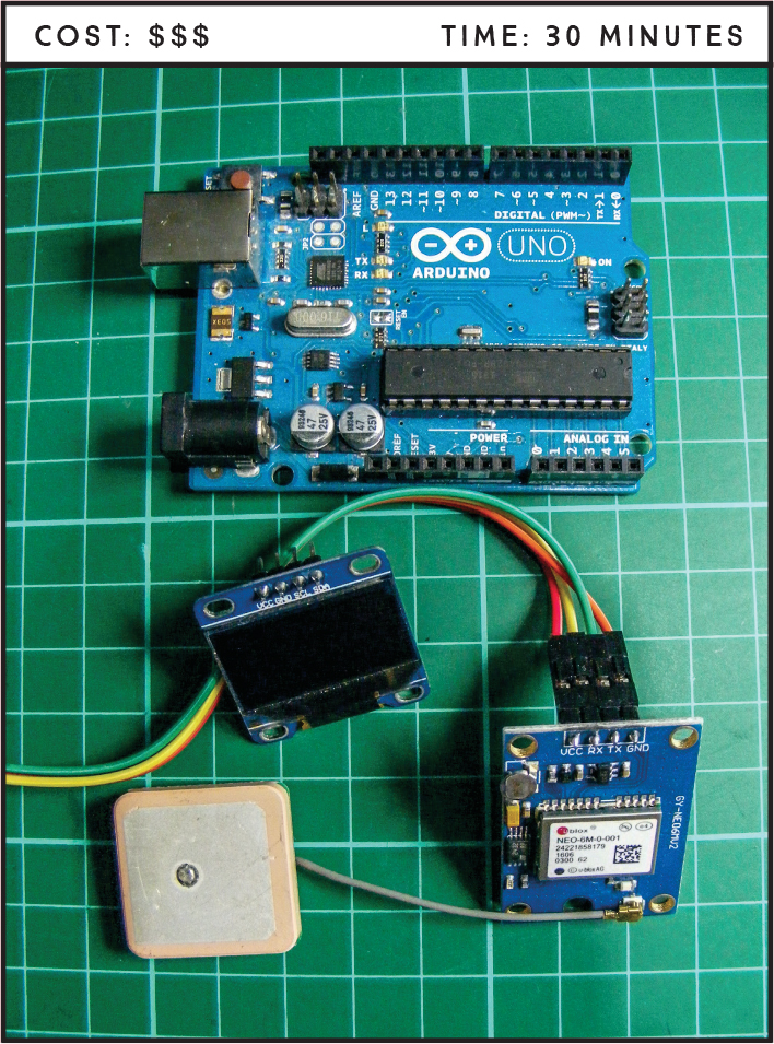Project 25: GPS Speedometer - Arduino Project Handbook, Volume II [Book]