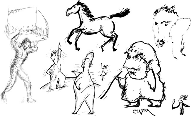 Other freehand drawing examples