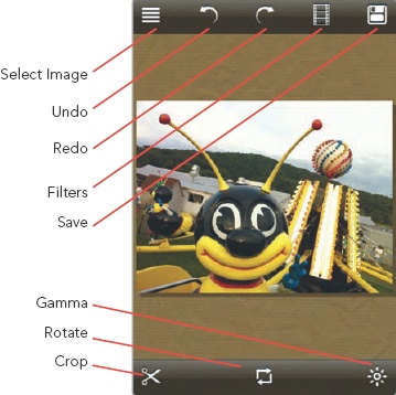 An image loaded into FX Photo Studio