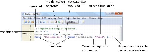 Example of a JSL Script