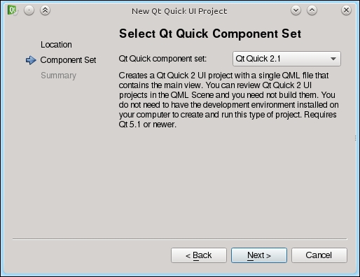 Time for action – creating a button component