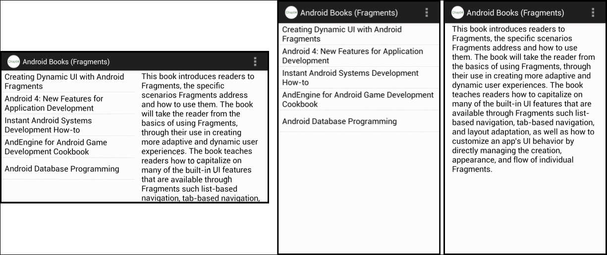 Creating an adaptive application layout - Creating Dynamic UI with ...