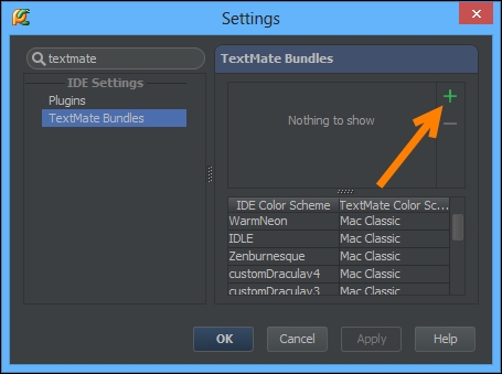 TextMate bundles - Mastering PyCharm [Book]