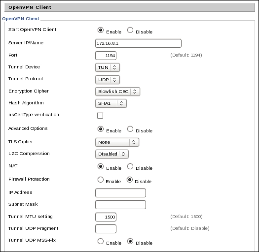 Using a home router as a VPN client