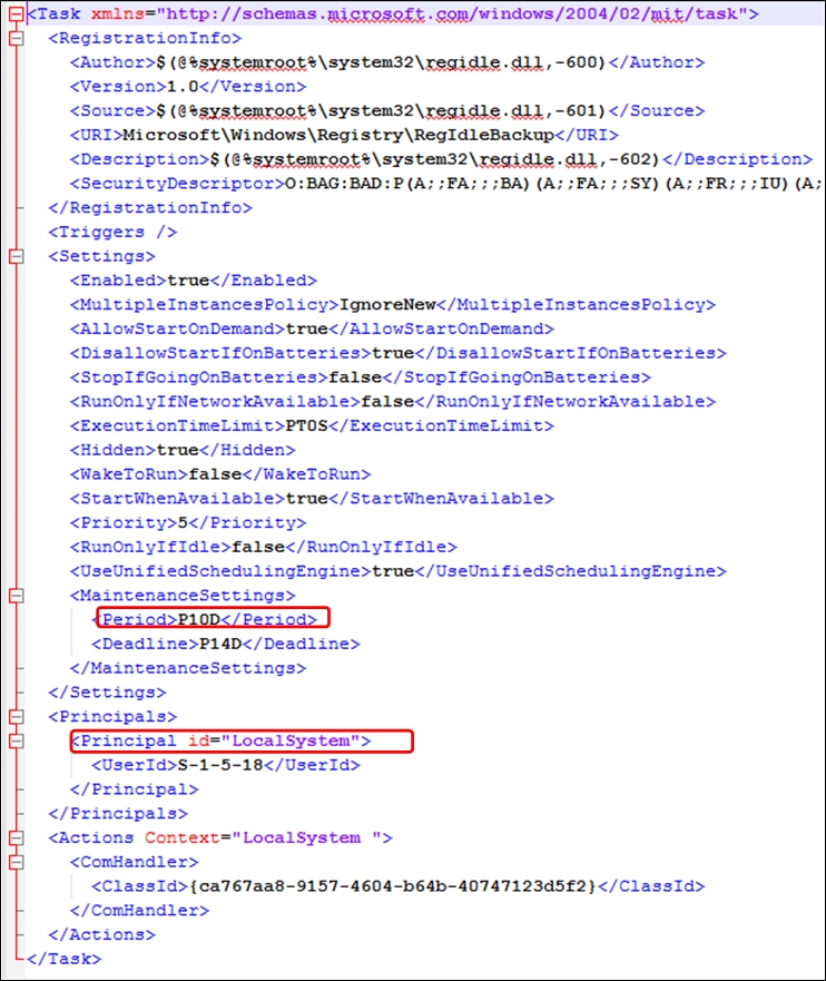 Backing up the registry files