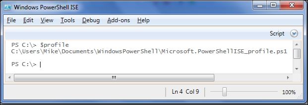 Profiles - Getting Started with Powershell [Book]