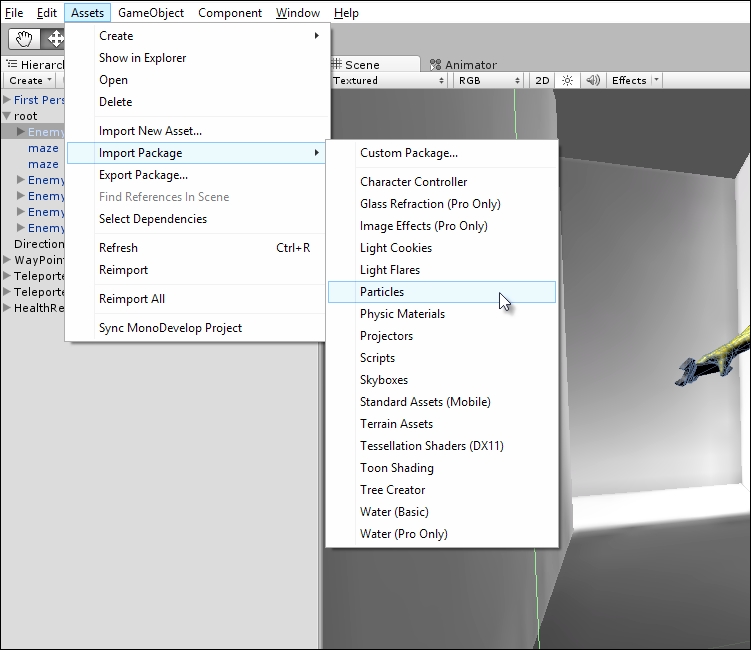 Starting the project - Mastering Unity Scripting [Book]