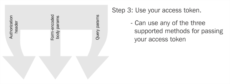 Step 3 – Use your access token - Mastering OAuth 2.0 [Book]