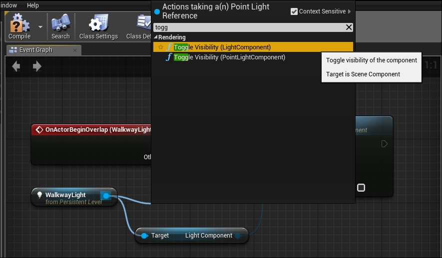 Using Trigger Volume to toggle light on/off (optional)