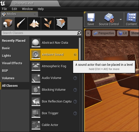 Exercise – adding custom sounds to a level