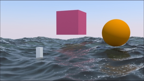 Creating an ocean material using procedural textures