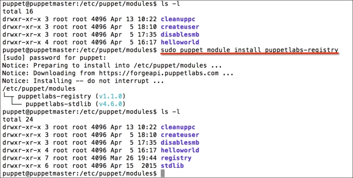 Managing the registry - Learning Puppet for Windows Server [Book]