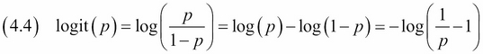 Applying logit() to transform proportions