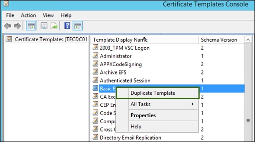 Creating the software certificate