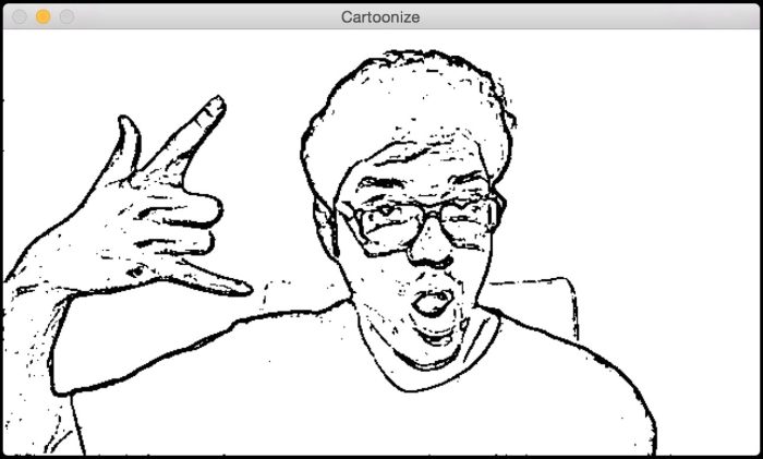 Cartoonizing an image - OpenCV with Python By Example [Book]