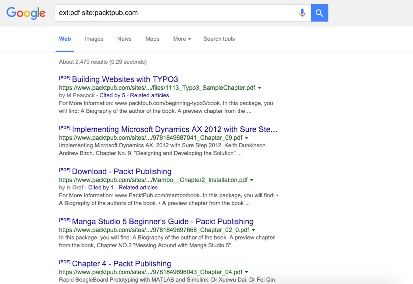 Google Advanced Search