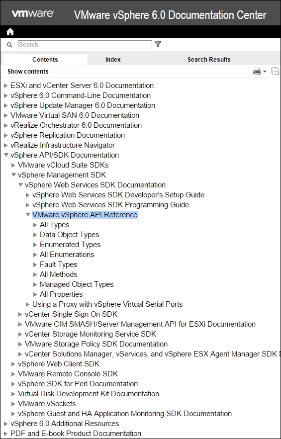 Using the vSphere API - Mastering PowerCLI [Book]