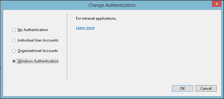 Configuring Windows Authentication