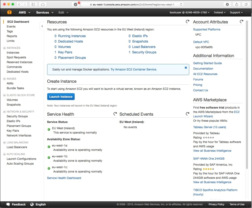 Creating an EC2 instance