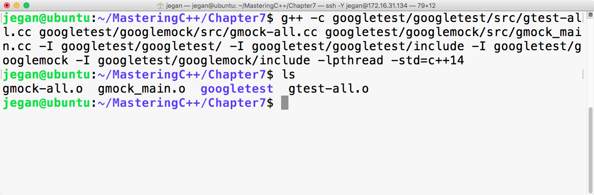 How to build google test and mock together as one single static library ...