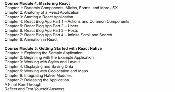 Course Module 1: Reactive Programming with JavaScript