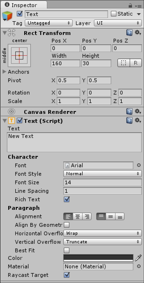 UI Text