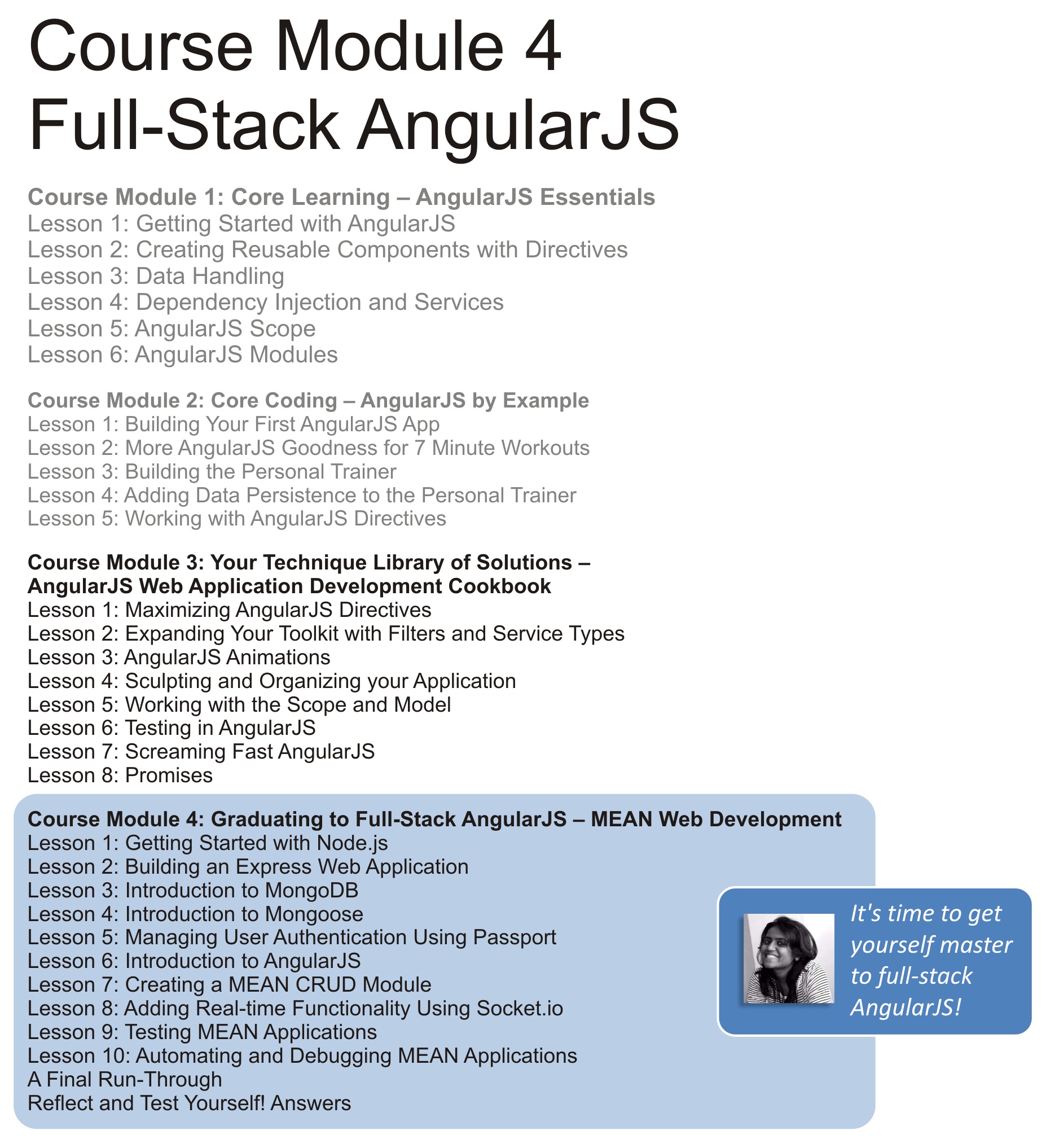 4. Full-Stack AngularJS – MEAN Web Development - AngularJS: Maintaining ...