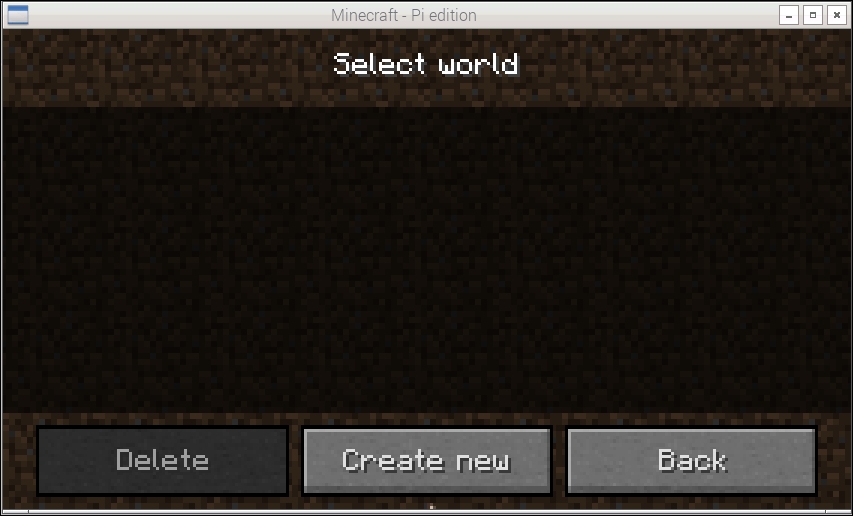 Playing Minecraft Pi
