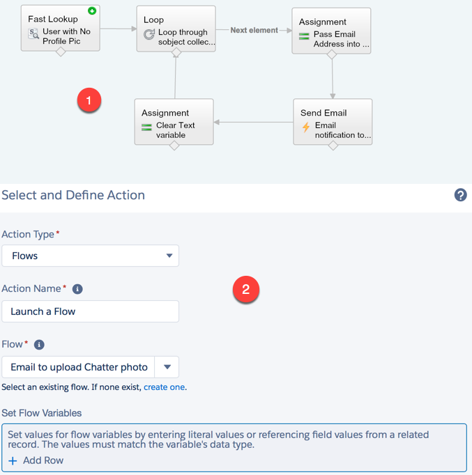 Solution 2 - a combination of Visual Workflow and Process Builder ...
