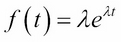 The exponential distribution