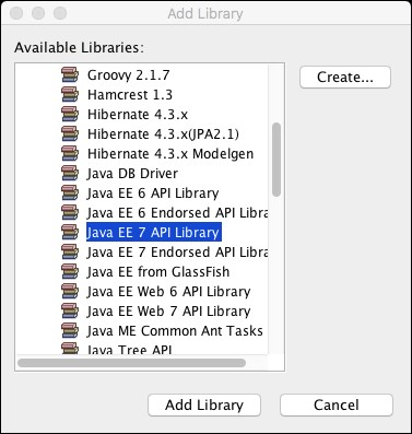 The javax JSON Library