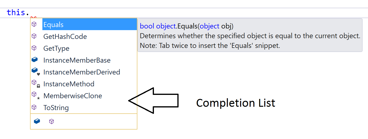 Creating a CompletionProvider to provide additional intellisense items ...