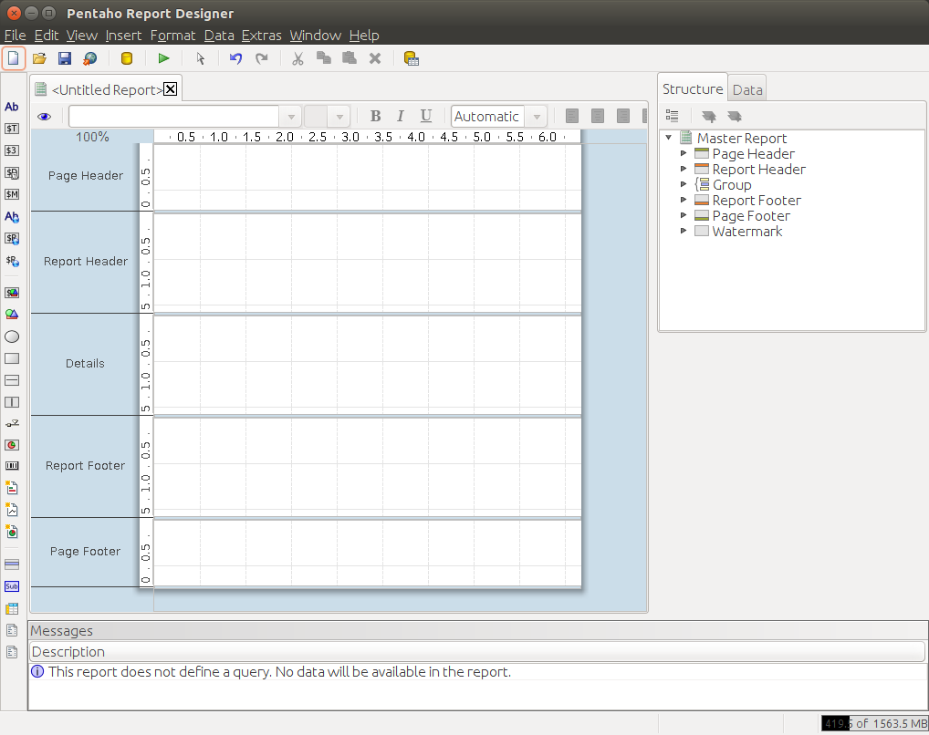 Creating a new Pentaho report - Pentaho 8 Reporting for Java Developers ...