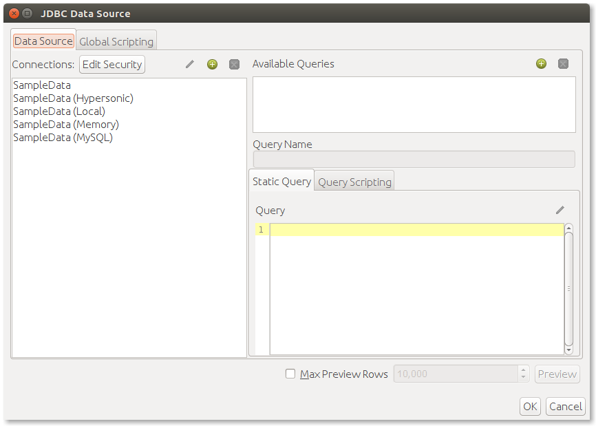 The JDBC data source - Pentaho 8 Reporting for Java Developers [Book]