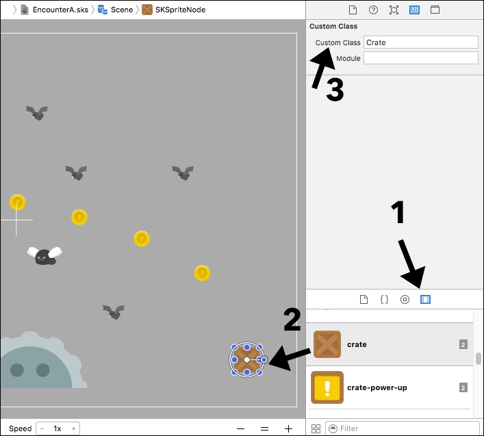 Spawning smashable crates that reward coins